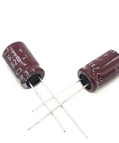 5x CONDENSADOR ELECTROLITICO 820uF 6.3v 105º C