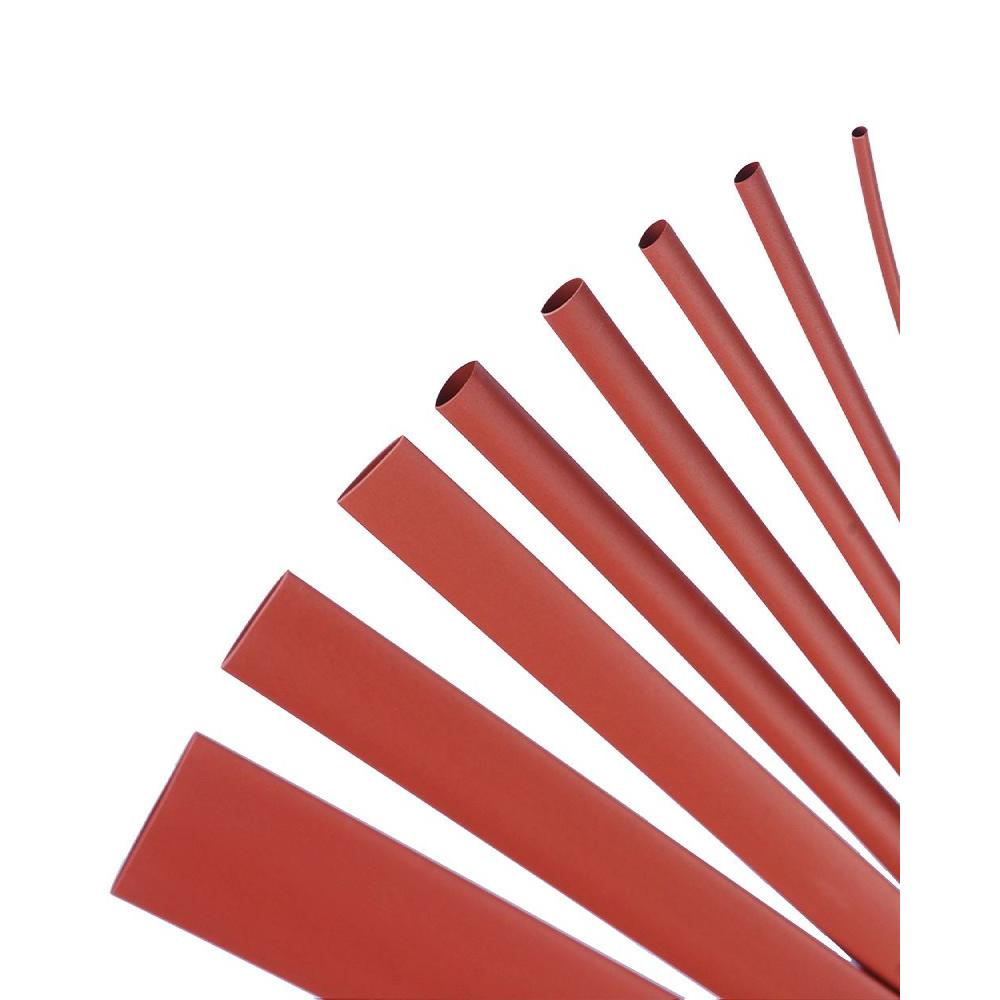 1 METRO FUNDA TERMORETRACTIL ROJO 6 mm