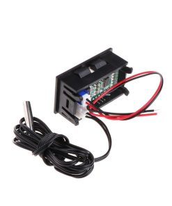 Monitor Temperatura -50 110 5v 12v Digital LED color AZUL panel NTC Termometro