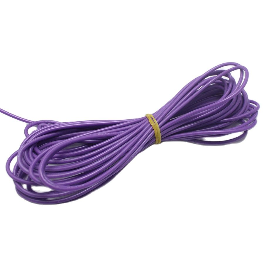 10 METROS CABLE AWG26 MORADO TRENZADO
