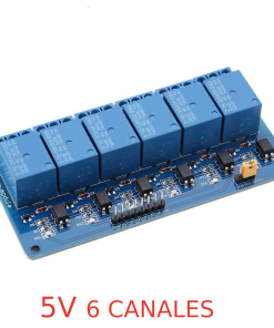 MODULO 6 RELES 5V ARDUINO OPTOACOPLADOS