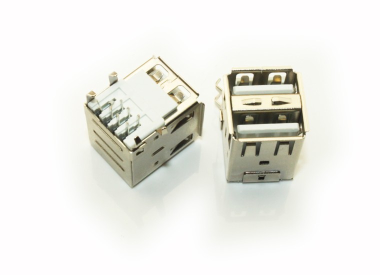 CONECTOR USB HEMBRA DOBLE TIPO A PCB SOCKET - Imagen 6